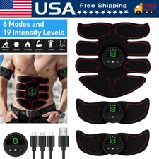 ABS Stimulator Toner Fitness Belts Exerciser EMS Abdominal Muscle Toning Trainer