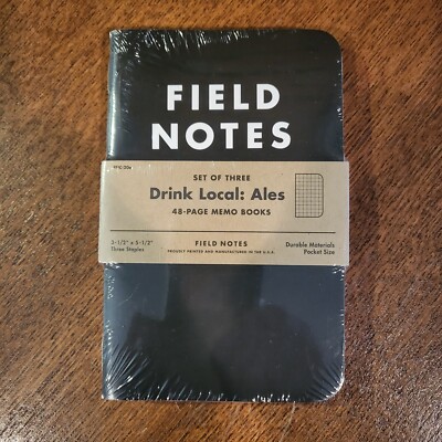 Field Notes Fall 2013 FNC-20 Drink Local: Ales (Sealed)