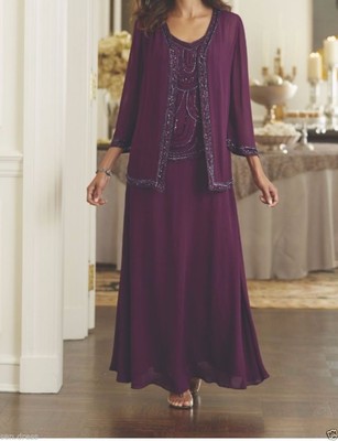 purple mother of the groom dresses tea length