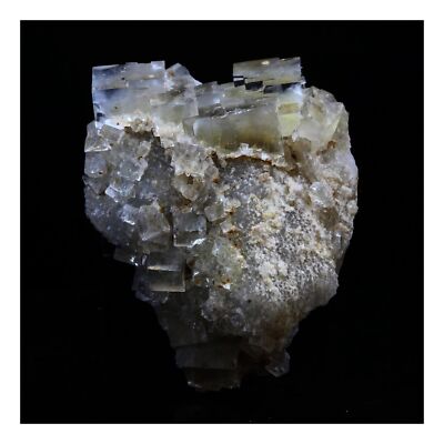 Stones And Minéraux. Fluorite. 57.0 Ct. La BAR, Puy-de-Dôme, France