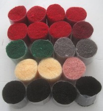 UNBRANDED LATCH HOOK YARN -- 7 COLORS, 20 PCS - See description for particulars