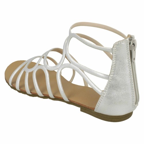 Mujer Spot On Sandalias Planas de Gladiador F0R0053 - Imagen 13 de 19