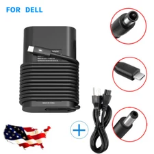 65W 45W USB-C Round Laptop Computer Charger AC Adapter Power Supply For Dell