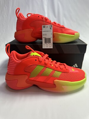 New adidas Exhibit Select 2.0 Women s Mid Basketball Shoes Solar Red/Lemon US 6
