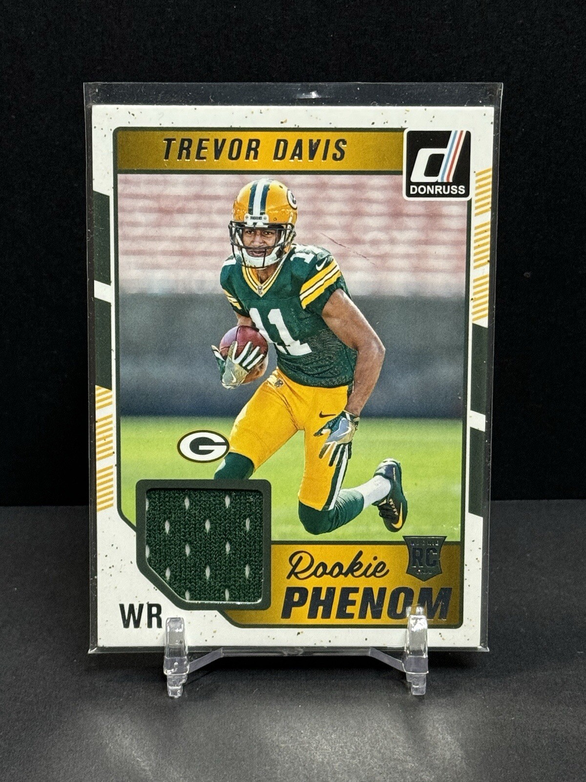Trevor Davis Panini Donruss Rookie Phenom Jersey Relics #15 Base