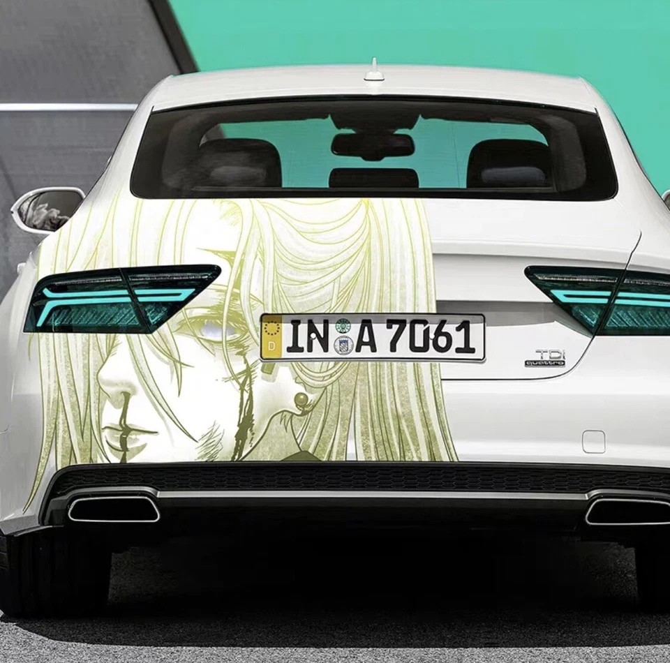 NARUTO PEGATINA COCHE VINILO GRÁFICOS COCHE PEGATINAS COCHE TRASERO COCHE SE ADAPTA A CUALQUIER COCHE Foto 4 de 4