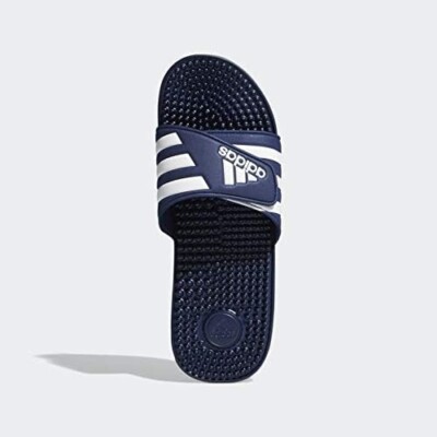 adidas Adult Unisex Adissage Sandal Run Dark Blue/White/Dark  display picture 2