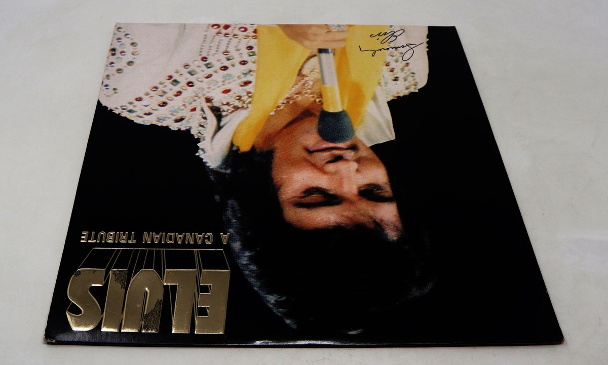 VINTAGE 1978 70s RCA ELVIS PRESLEY - A CANADIAN TRIBUTE LP VINYL