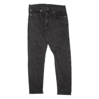 LEVI'S 512 Jeans Mens Black Slim Tapered W30 L27