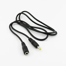4.0mm x 1.7mm Male To Female Jack Extension Connector DC Power Cable Cord 90cm