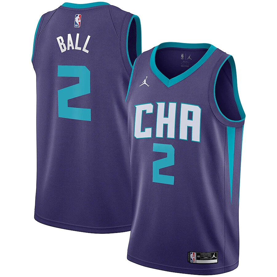 Metáfora Corrección término análogo LaMelo Ball Charlotte Hornets Jordan Statement Swingman Jersey Men&#039;s Nike  NBA | eBay