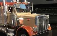 PETERBILT MODEL TRUCK POLISHED ALUMINUM DROP VISOR 1/25 SCALE
