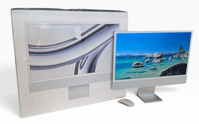 Apple iMac 24'' M3 8GB 256GB SSD Silber 4.5K OVP  Sehr Gut MwSt