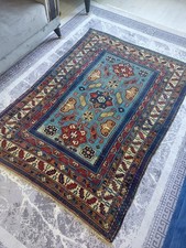 Antique Kazak Rug Kuba Shirvan Legendary Rug Antique Blue Rug Free Ship Rug