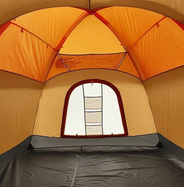 Палатка The North Face Wawona на 6 человек 3 сезона, новая, освежающая оранжевая/коричневая/зеленая - Изображение 4 из 4