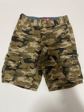 Boy's Levis Camo Cargo Shorts W/adjustable waist Sz 5