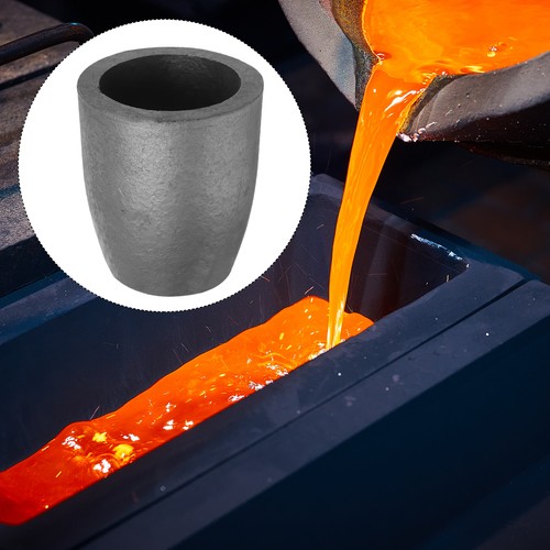 Silicon Graphite Crucible,9kg Crucible Copper Casting Cup,4.33" ID - Afbeelding 7 van 7