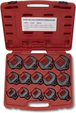 Neiko 03325A 1/2Inch Drive SAE Crowfoot Wrench Set, Jumbo Size, CrMo, 11/16 I...