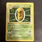 1st Edition Shadowless Kakuna 33/102 Base Set Rare Vintage Pokemon Card