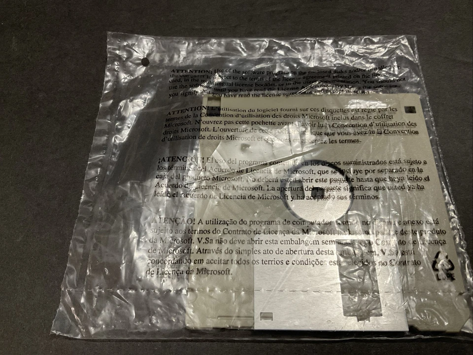 Microsoft Windows 98 Boot Disk 3 .5 Floppy New Sealed - Image 2 of 4