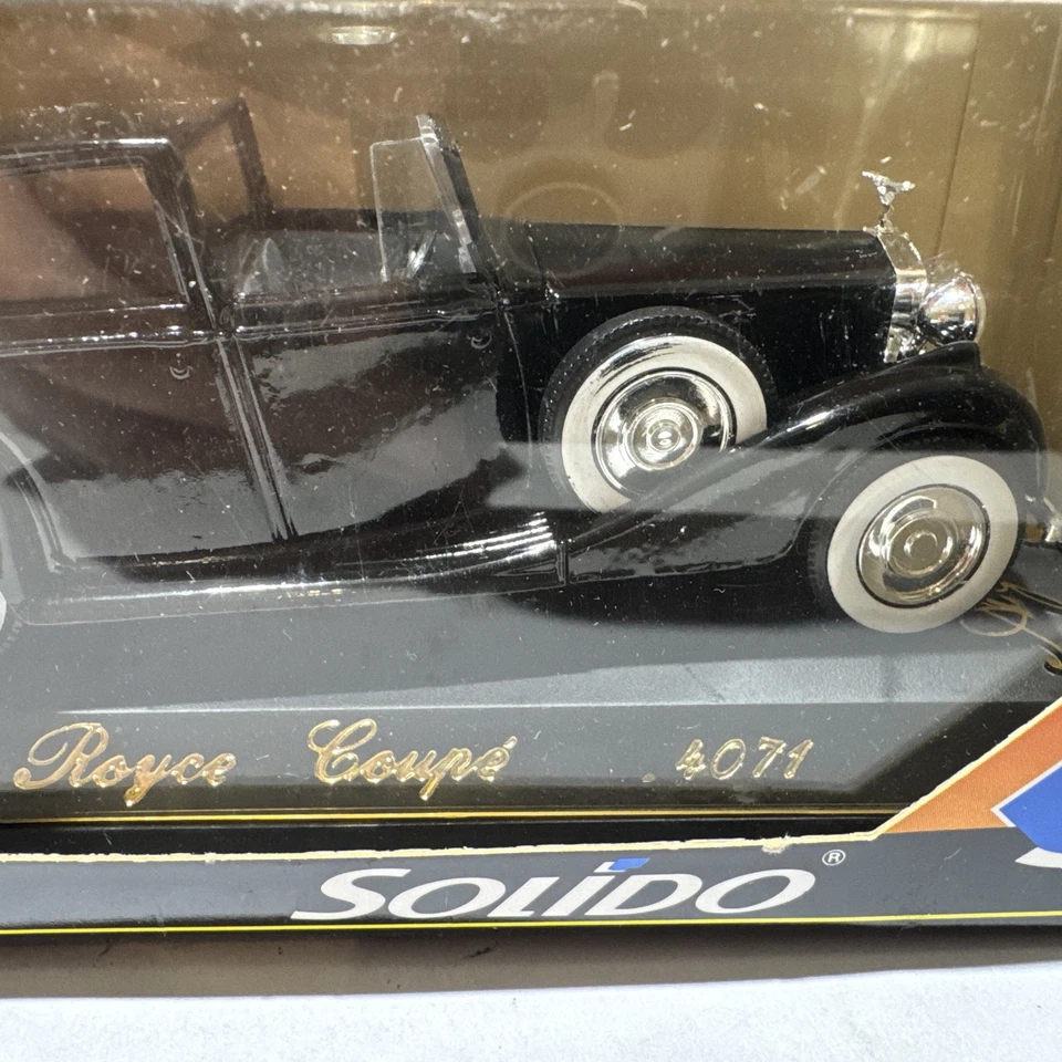 Solido L’Age d’Or 4071 Rolls Royce Coupé Black 1:43 w/ Box - Image 4 of 4