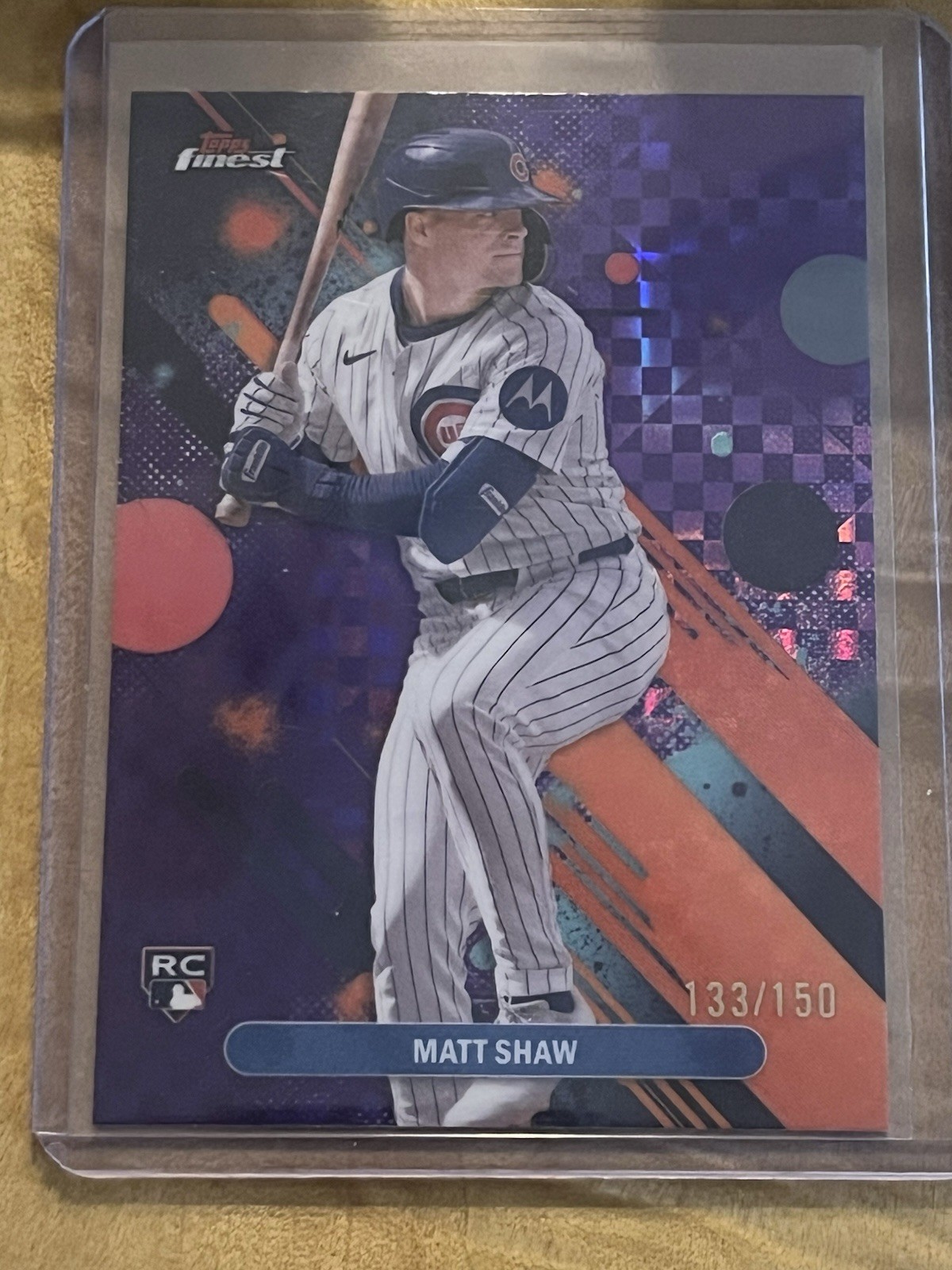 2025 Topps Finest - Common Matt Shaw #85 Refractor /150 (RC)