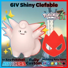 ✨ Shiny Alpha Clefable 6IV + EVs ✨ Pokemon Legends ZA 🚀 Fast 🚀