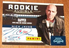 2012 Panini Father's Day Rapper Nick Javas Auto Card