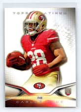 2014 Topps Platinum #127 Carlos Hyde Rookie San Francisco 49ers