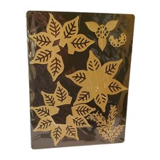 Anna Griffin Poinsettia Pop-Up Metal Cutting Dies Christmas Card Making Set
