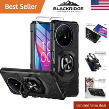 Military Grade Shockproof Case for TCL 50 XL 5G with Built-in Screen Protector