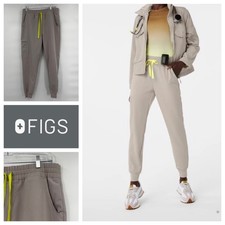 FIGS Technical Collection Women's Jogger Scrub Pants Tan Size M Style W20SW2028