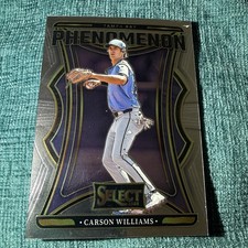 2025 Panini Select Baseball #25 - Carson Williams - Phenomenon Insert - Rays