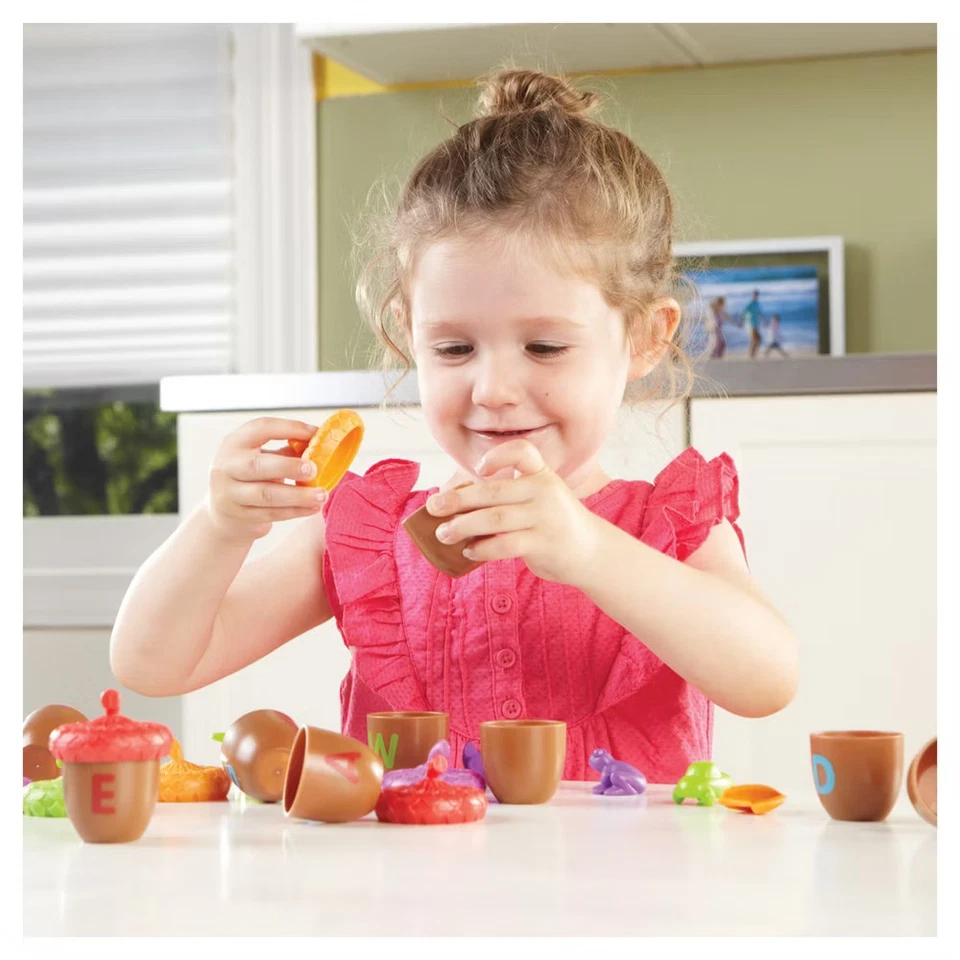 Juego de actividades de bellotas alfabeto recursos de aprendizaje Foto 4 de 4