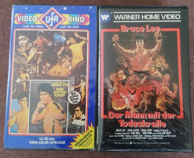 Bruce Lee Ufa Sterne/Warner Verleih VHS Mein Kampf/Der Mann mit der Todeskralle