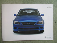 Lexus IS 300 brochure sport cross German brochure