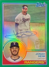 2024 Topps Archives 1983 Fan Favorites Autographs#83FF-JH Jonah Heim