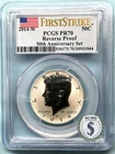2014 W Kennedy Half Dollar PCGS REVERSE PF 70 -Perfect RP Frost!!!