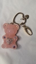 Betsey Johnson, Pink Gummy Bear, Charm or Keychain 1294