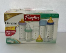 Vintage 2005 PLAYTEX Drop-Ins Original Gift Set Nursers Nipples Starter Set USA