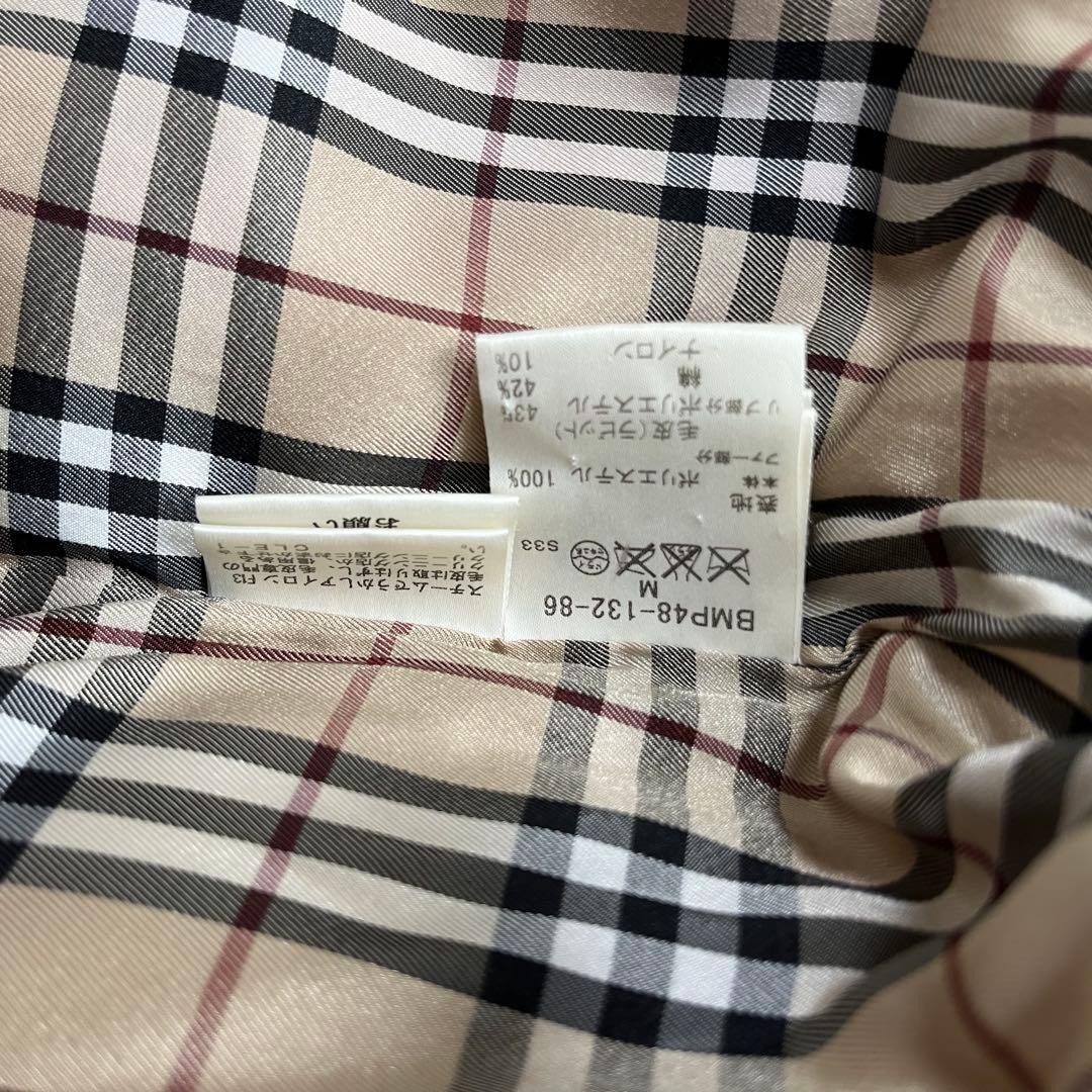 BURBERRY BLACK LABEL Down Jacket Size M Orange From Japan thumbnail 13