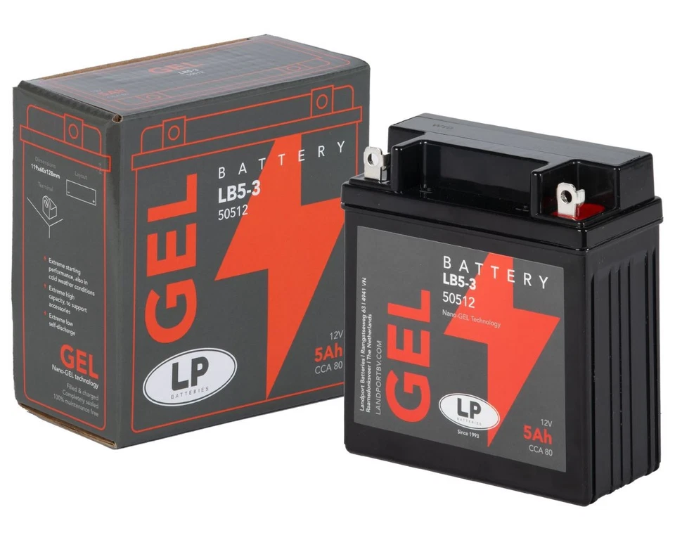 Batterie 12V 5Ah Gel Akku für Simson S51 S50 S53 S70 SR50 SR80 Vape 12 Volt 5A - Bild 4 von 4