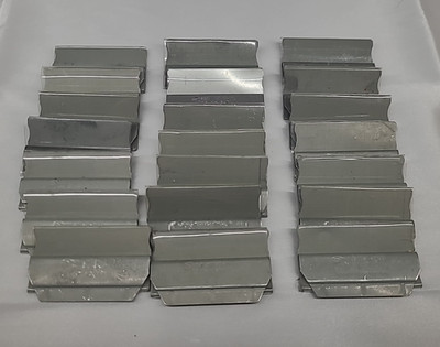 Smead Metal Folder Label Tabs - SET OF 20 Vintage 1/5-Cut Flex-I-Vision 5HT