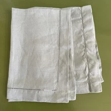 Set of 2 POTTERY BARN Green Belgian Linen Placemats 13” X 20”