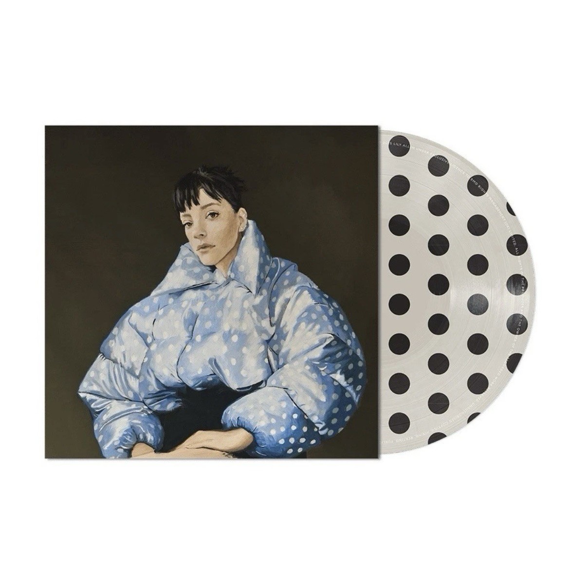 Lily Allen - West End Girl - Cream & Black Polka Dot Picture Disc