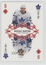 2023-24 O-Pee-Chee Playing Cards Michael Bunting #5D 17p7