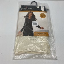 Women's Cuddl Duds Warm Layers Stretch Rib Long Sleeve Henley NEW