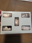 Hamilton Mint 1 Oz Silver Bar Lot of 5 - ATB Series in Original Packaging, LOOK!
