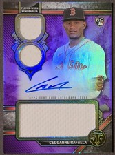 Ceddanne Rafaela 2024 Topps Triple Threads RC /75 - Boston Red Sox