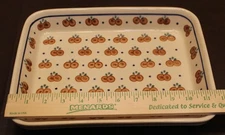 Boleslawiec Polish Pottery Hand Made Baking Dish 10” x 8” Country Apple